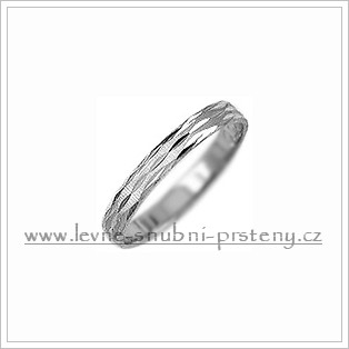 Snubní prsteny LSP 3025b bílé zlato