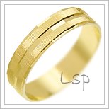 Snubní prsteny LSP 3057 žluté zlato