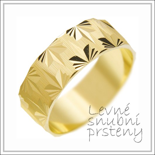 Snubní prsteny LSP 3111 žluté zlato