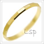 Snubní prsteny LSP 3122 žluté zlato